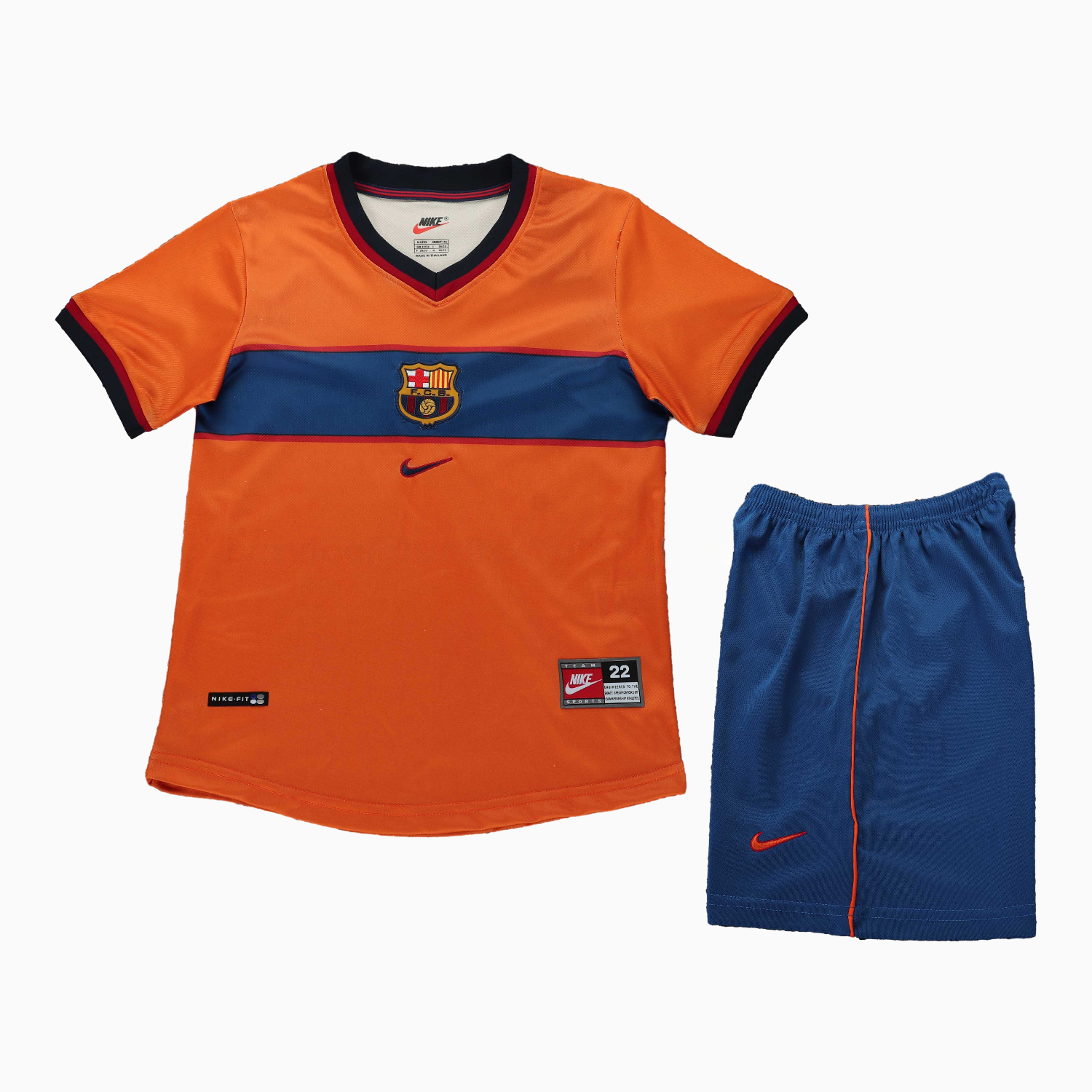Retro Barcelona 1998-99 Third Kids Kit - Unitedfutballjersey