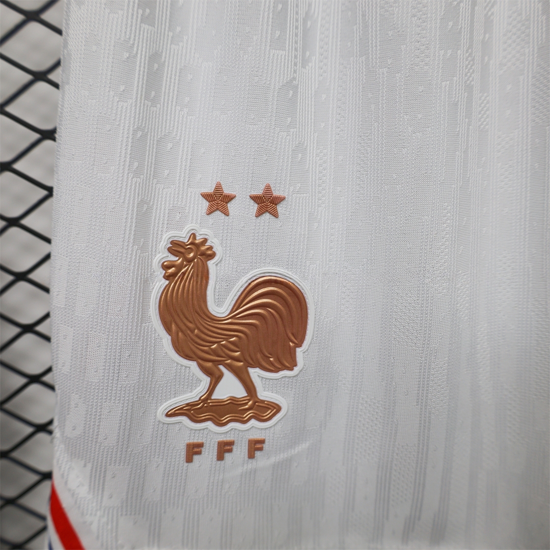 France 2026 Home White Shorts - Player Version - Unitedfutballjersey