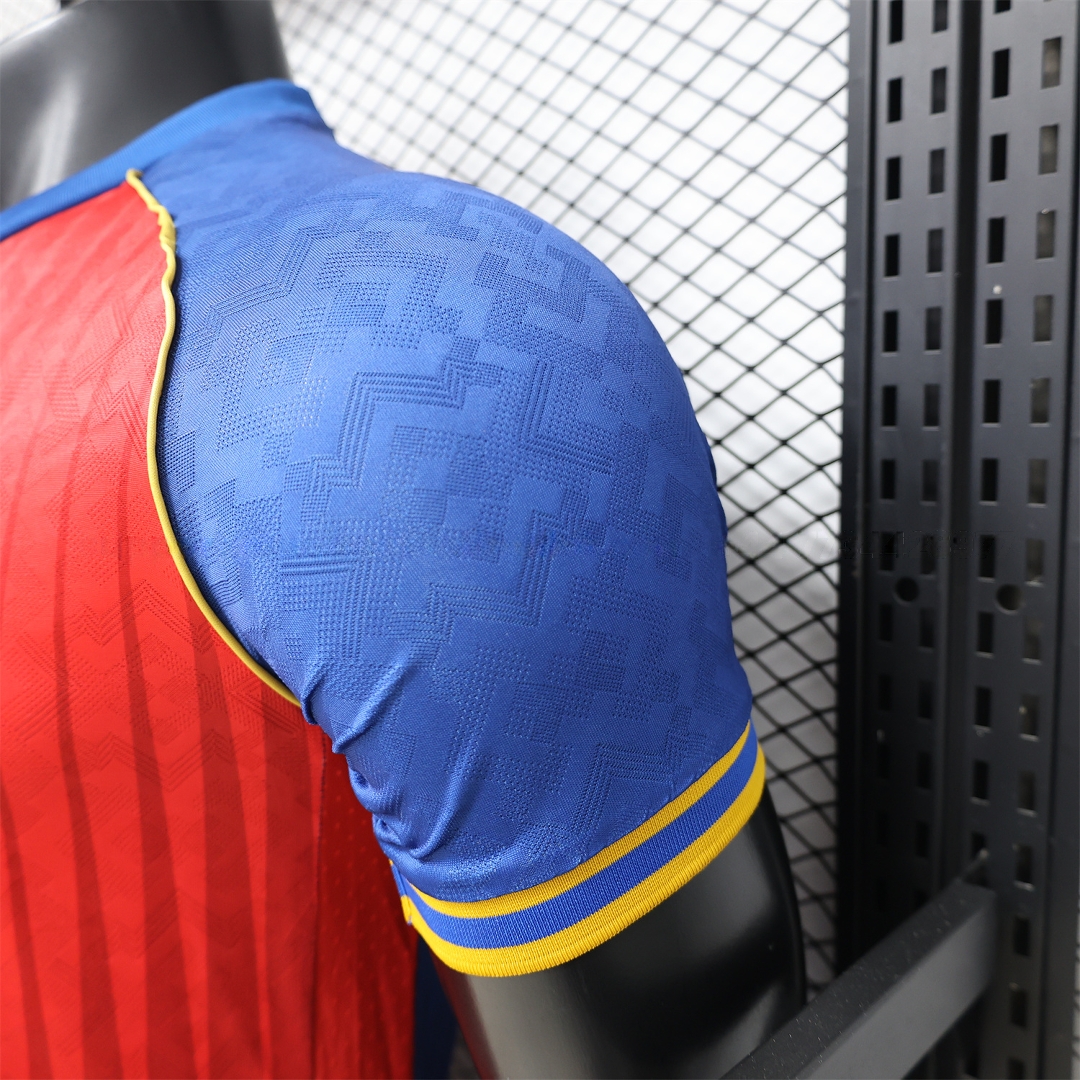 Barcelona 26-27 Red Blue Retro Style Casual Jersey - Player Version - Unitedfutballjersey
