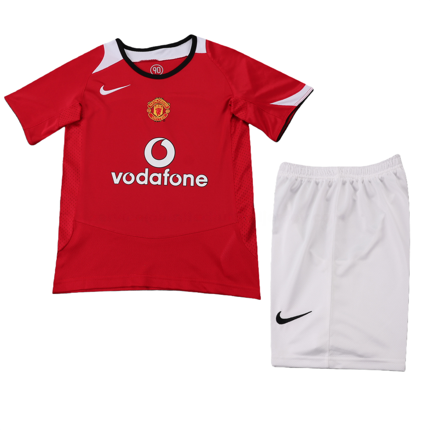 Retro Manchester United 2005-06 Home Kids Kit - Unitedfutballjersey
