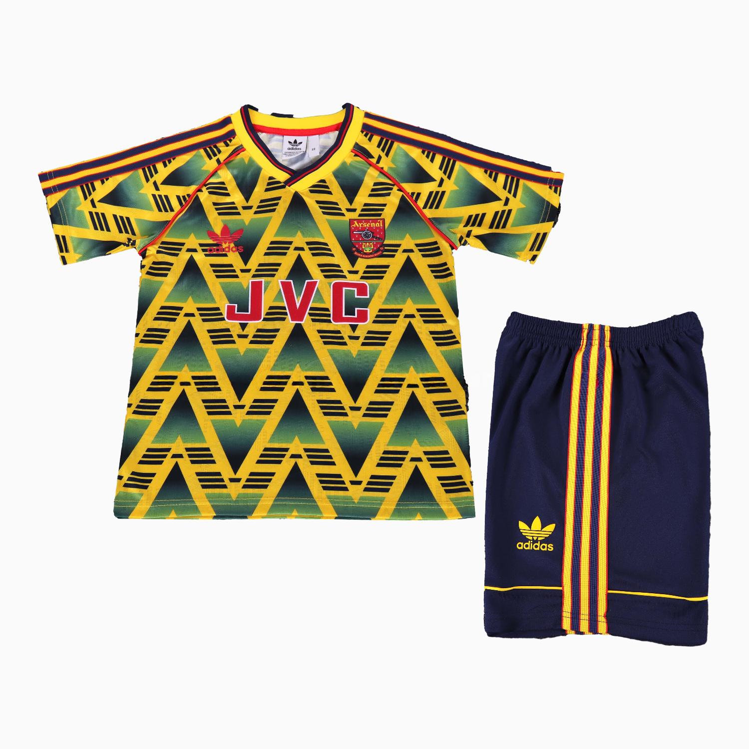 Retro Arsenal 1991-93 Away Kids Kit - Unitedfutballjersey