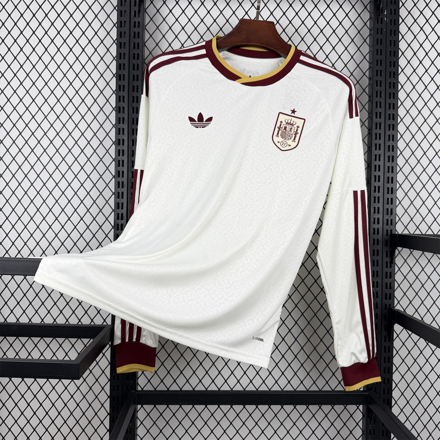 Spain 2026 Away Long Sleeves Jersey - Fans Version - Unitedfutballjersey
