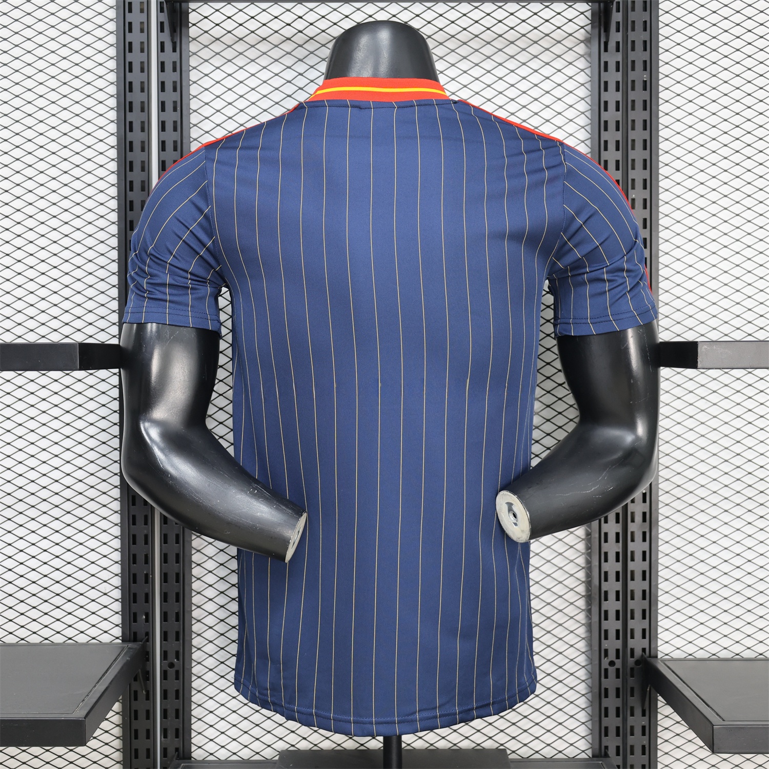 Spain 2026 Terrace Icon Retro Casual Style Deep Blue Jersey - Player Version - Unitedfutballjersey