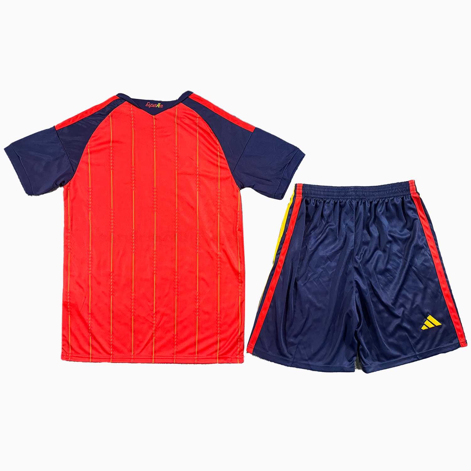 Spain 2026 Home Men's Adult Jersey Set - Fans Version - Unitedfutballjersey