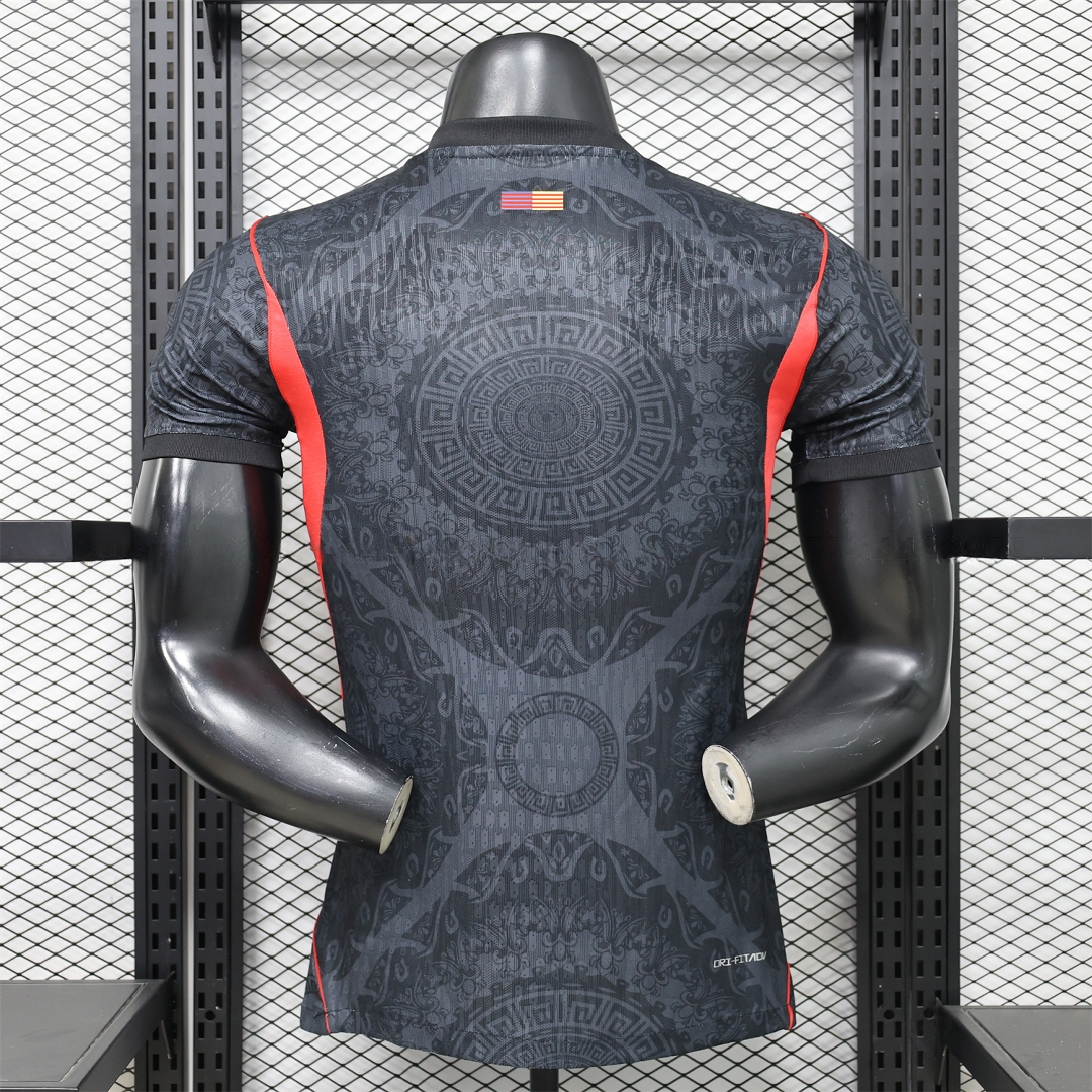 Barcelona 25-26 Jordan Black Special Jersey - Player Version - Unitedfutballjersey