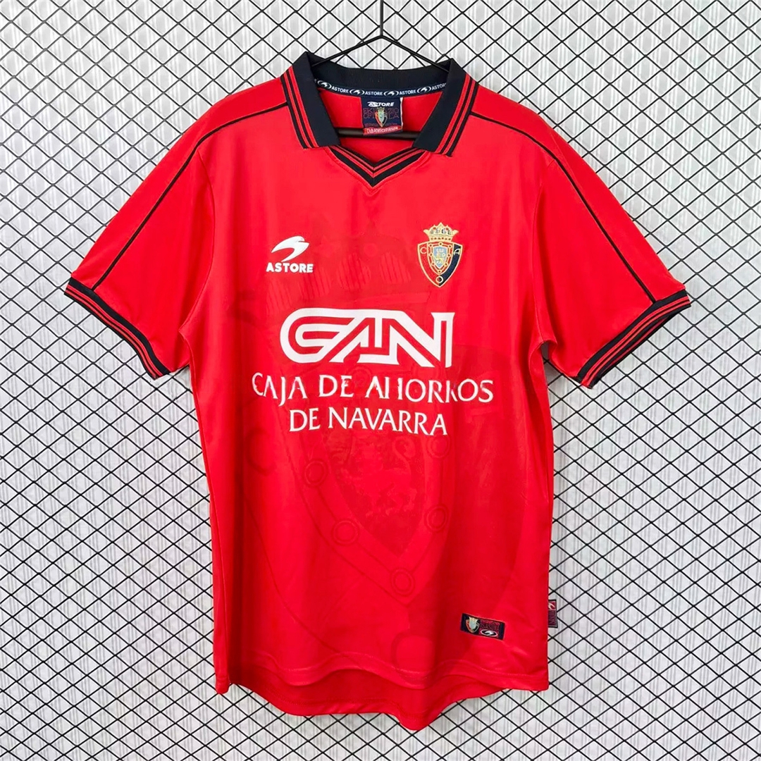 Retro Osasuna 1998-99 Home Jersey - Unitedfutballjersey