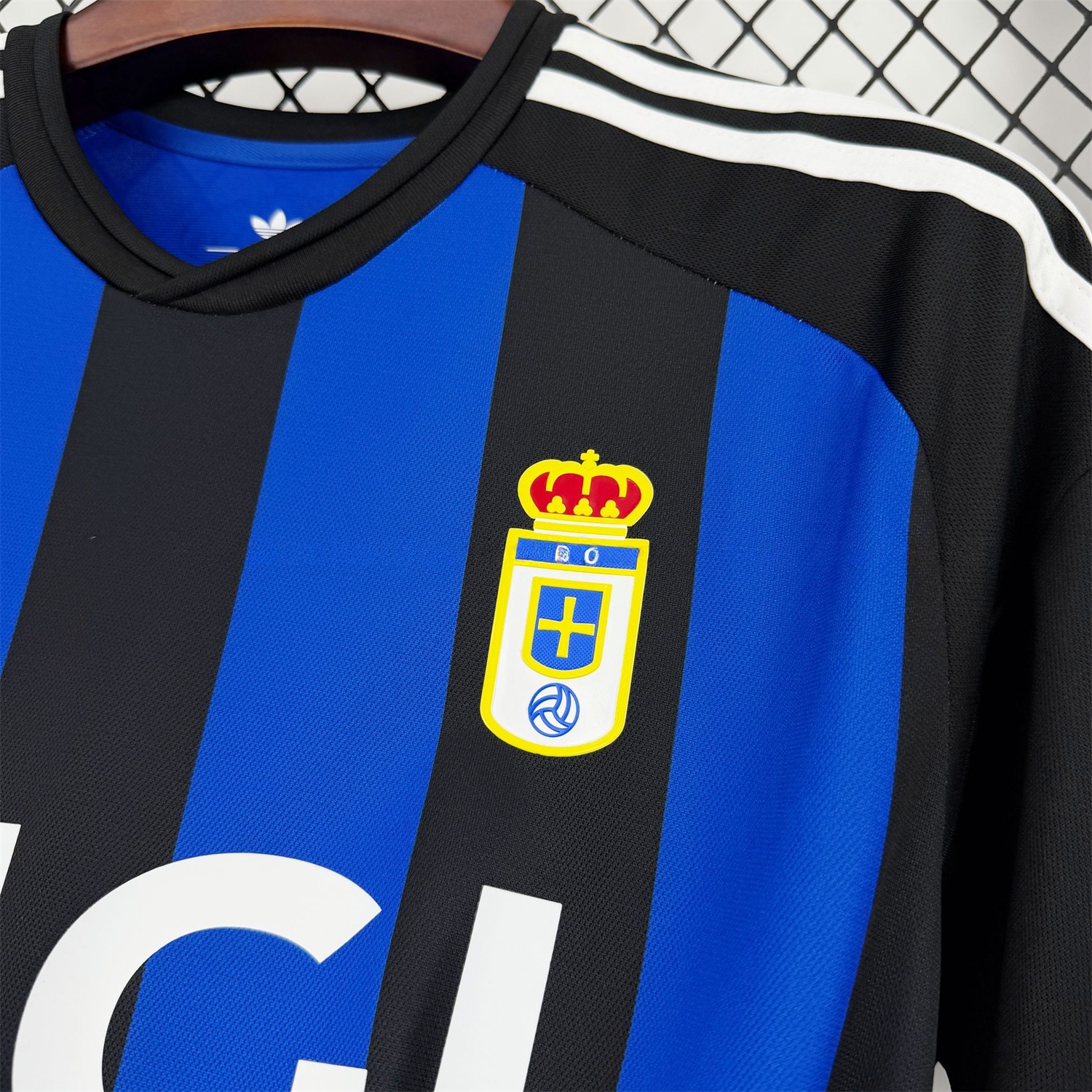 Real Oviedo 25-26 Deep Black With Royal Blue 100th Anniversary Jersey - Fans Version - Unitedfutballjersey