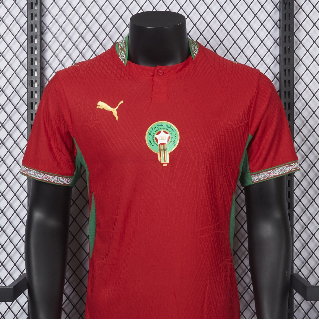 Morocco 2026 Home Jersey - Player Version - Unitedfutballjersey