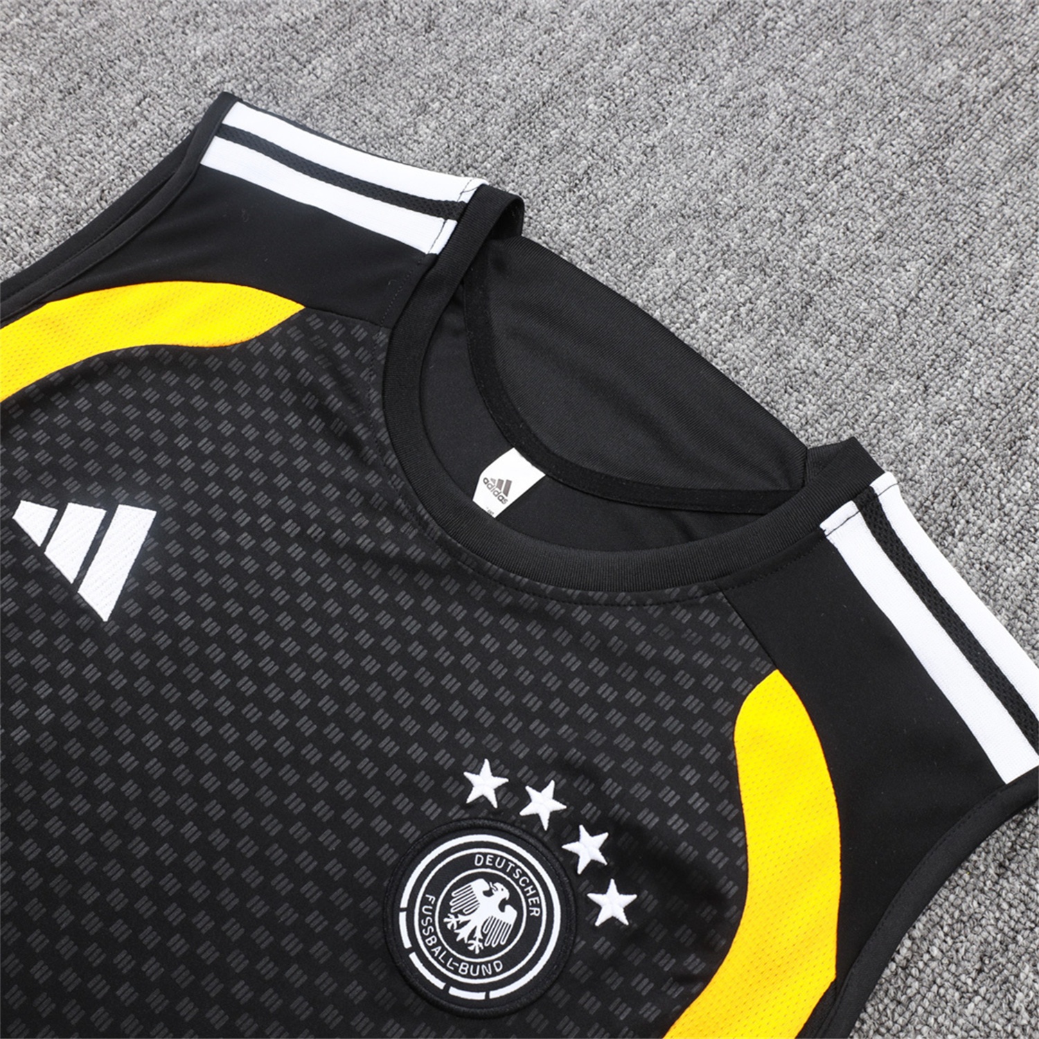 Germany 2026 Vest Training Set - Black Vest and Black Shorts - Unitedfutballjersey