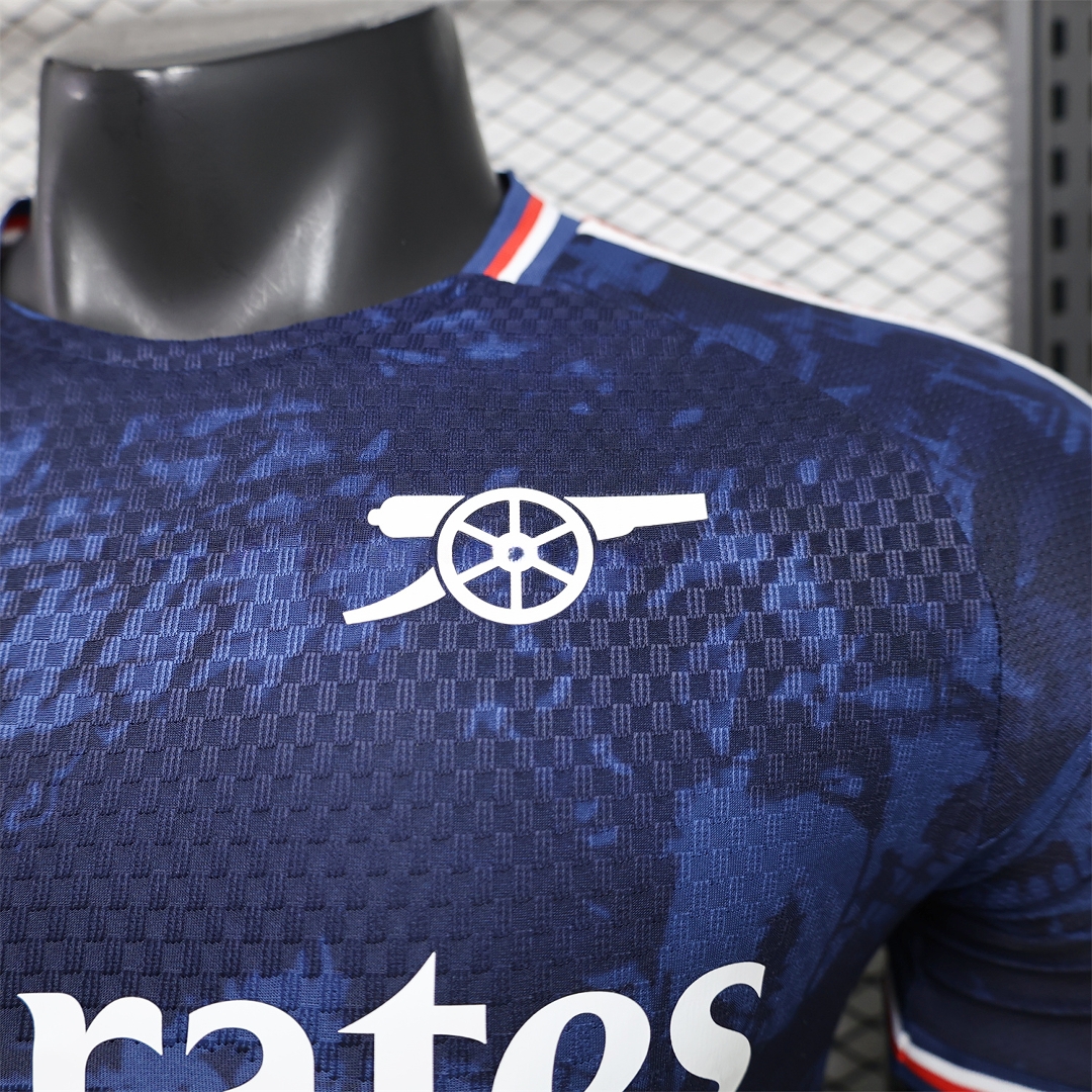 Arsenal 26-27 Dark Blue Digital Pattern Cannon Special Edition Jersey - Player Version - Unitedfutballjersey