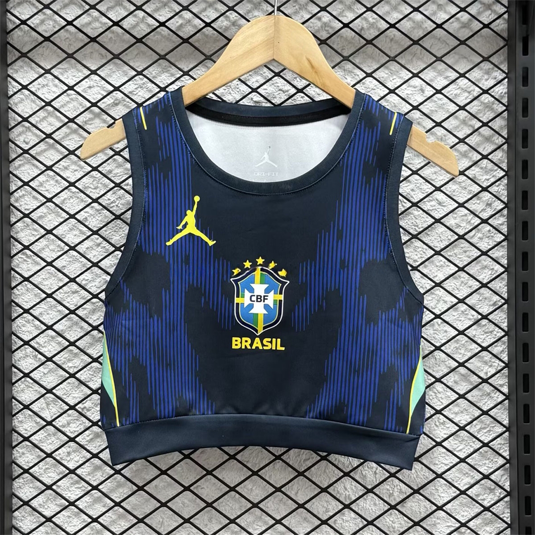 Women's Brazil 2026 Away Yoga Vest - Unitedfutballjersey