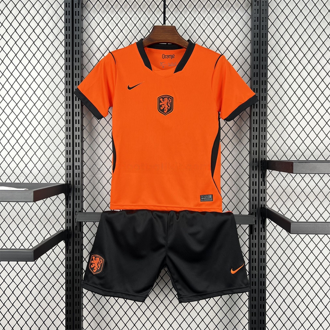 Netherlands 2026 Home Kids Kit - Unitedfutballjersey