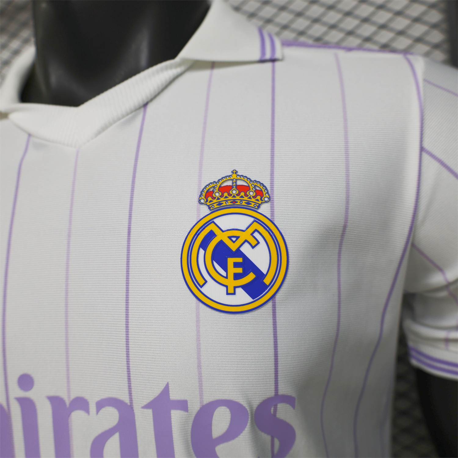 Real Madrid 25-26 Retro Style White Polo Jersey - Player Version - Unitedfutballjersey