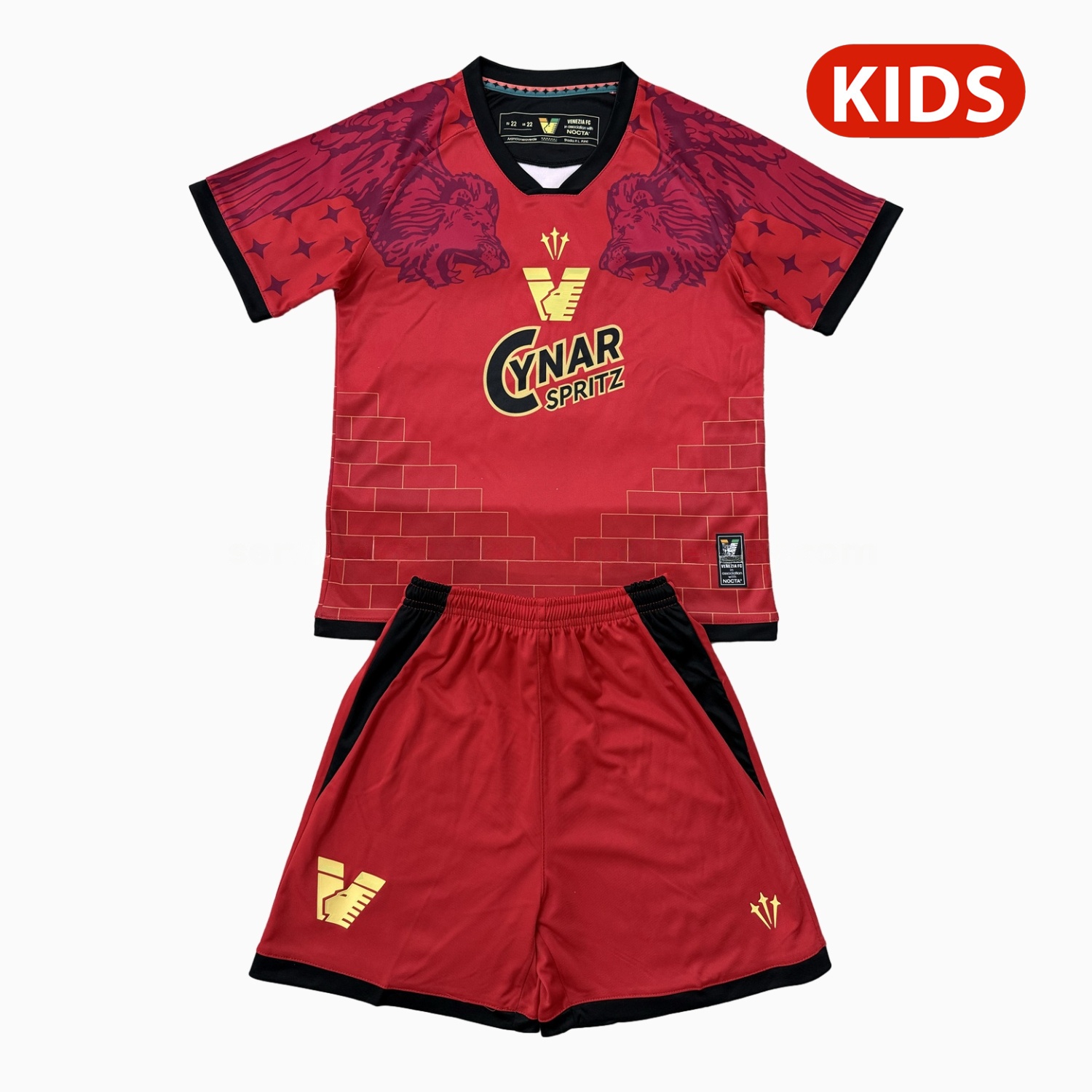 Venezia FC 25-26 Fourth Kids Kit - Unitedfutballjersey