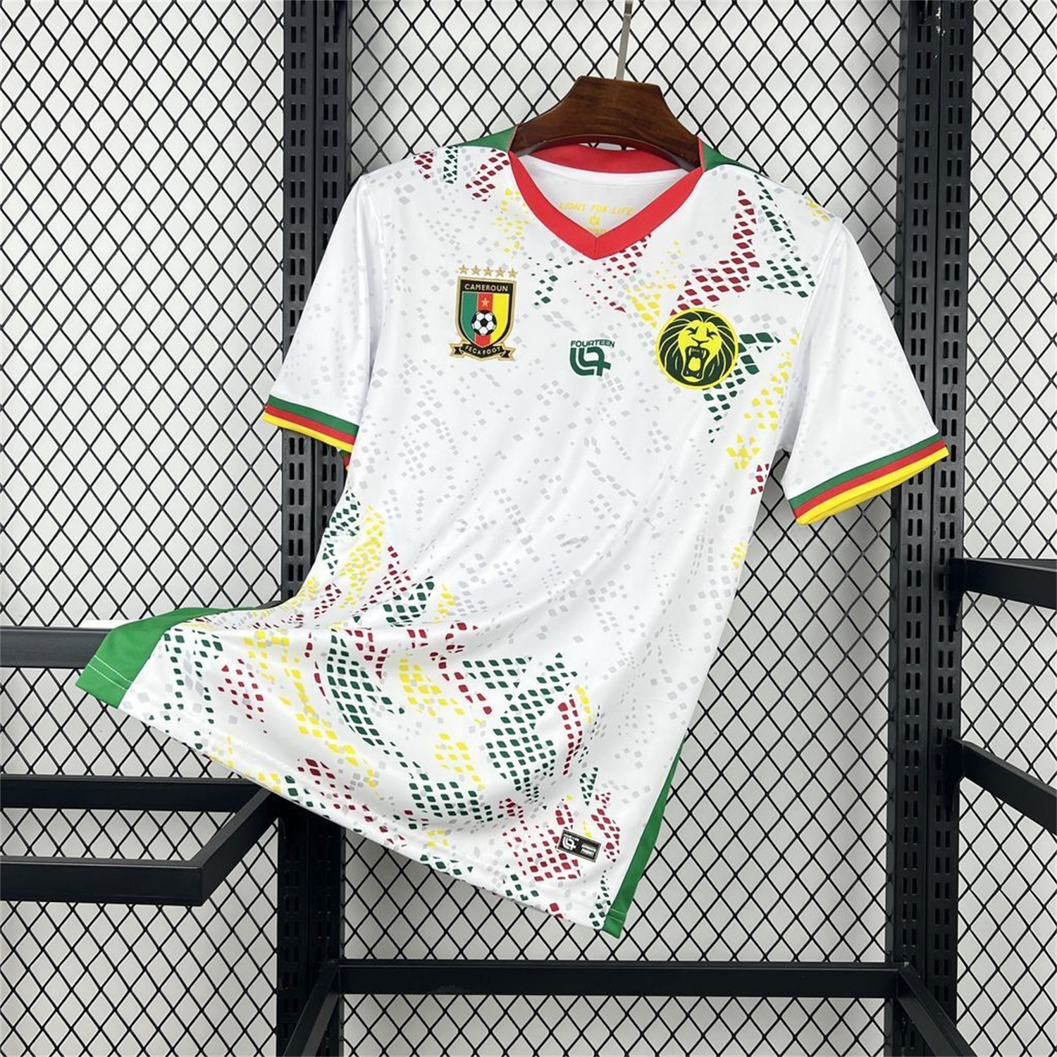 Cameroon 2026 Away White Jersey - Fans Version - Unitedfutballjersey