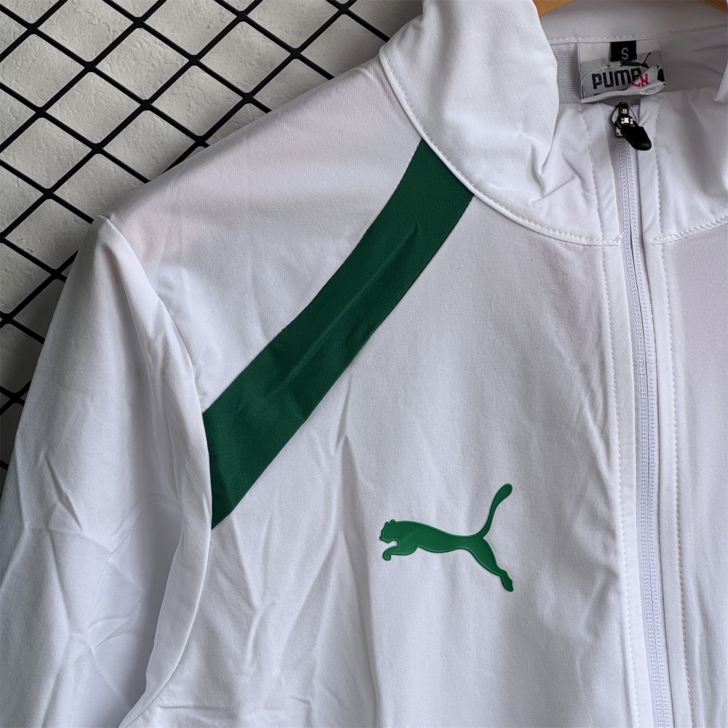 Senegal 2026 Windbreaker Training Set - White Top and Green Pants - Unitedfutballjersey