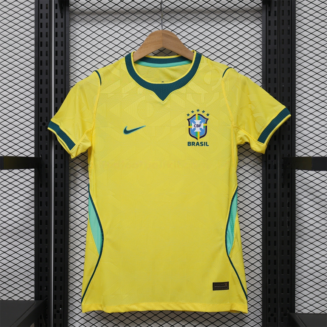Women's Brazil 2026 Home Jersey - Player Version - Unitedfutballjersey