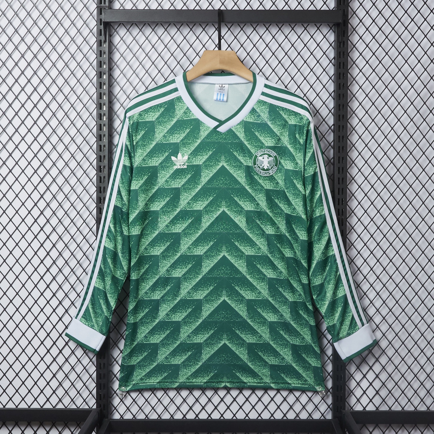 Retro Germany 1990 Away Long Sleeves Jersey - Unitedfutballjersey