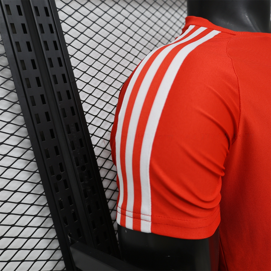 Liver.pool 25-26 Terrace Icon Retro Casual Style Red Jersey - Player Version - Unitedfutballjersey