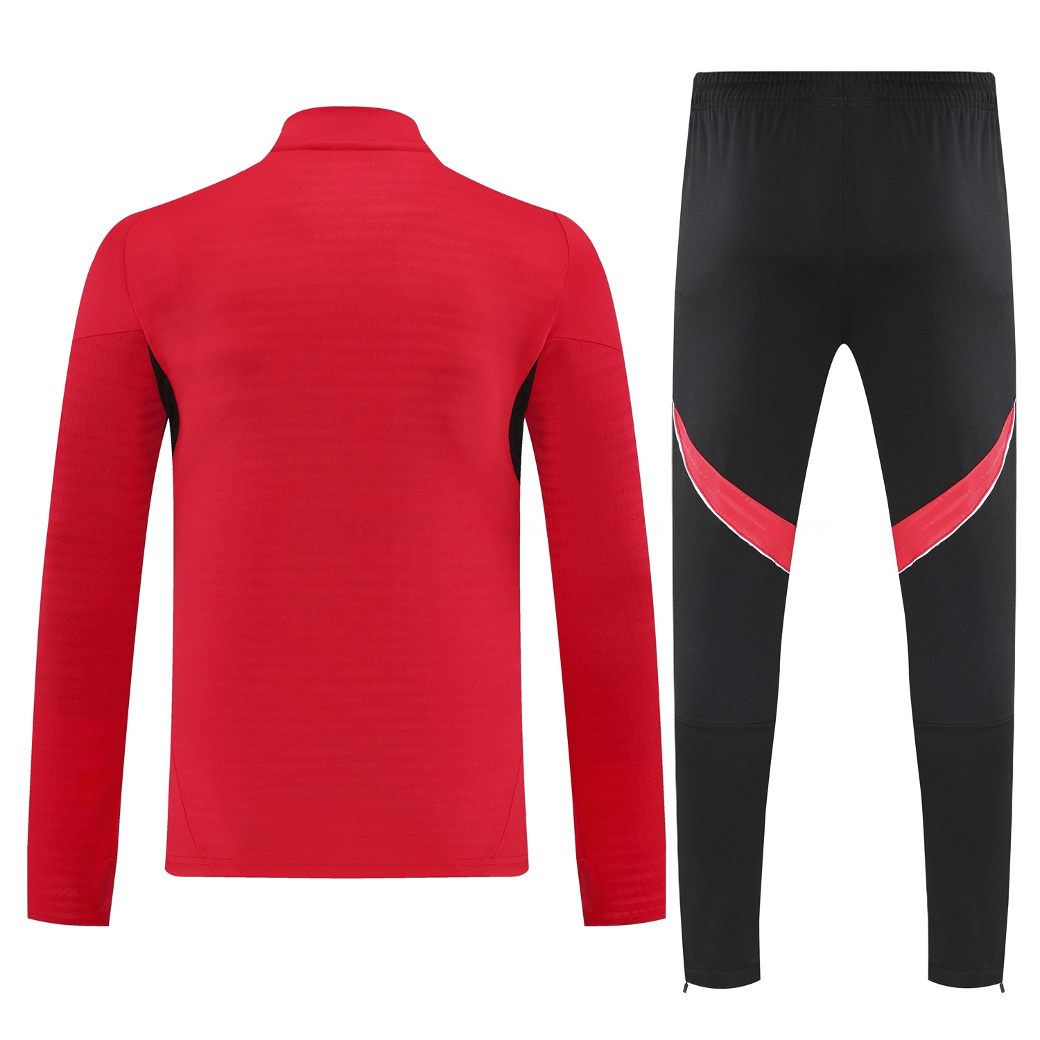 River Plate 25-26 Long Sleeves Training Set - Red Top & Black Pants - Unitedfutballjersey