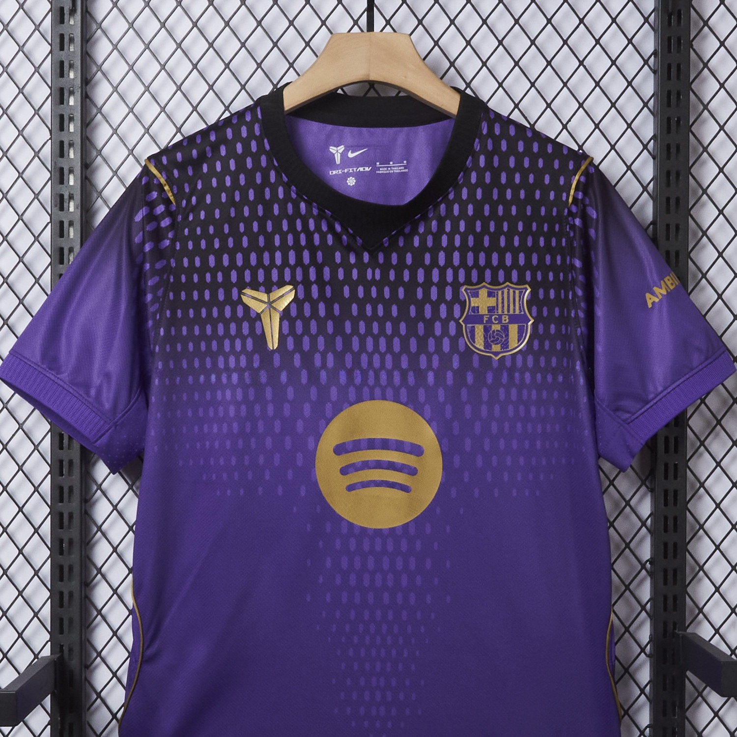 Barcelona 26-27 Away Purple-Black Gradient Jersey - Fans Version - Unitedfutballjersey