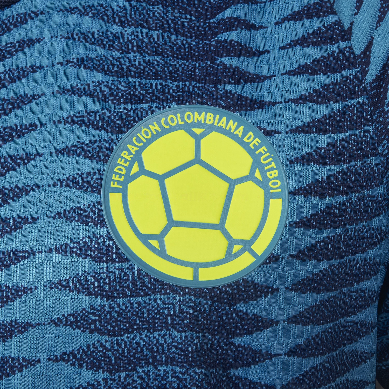 Colombia 2026 Away Blue Jersey - Player Version - Unitedfutballjersey