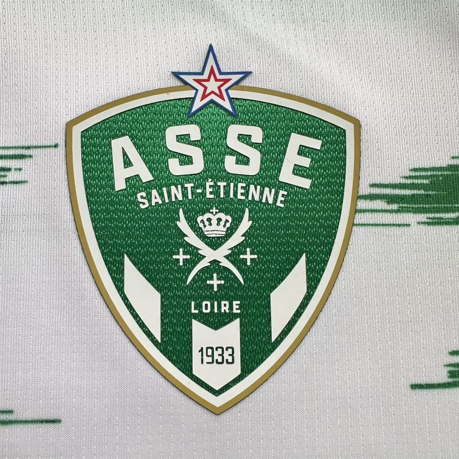 AS Saint-Etienne 25-26 Pre-Match Green And White Jersey - Fans Version - Unitedfutballjersey
