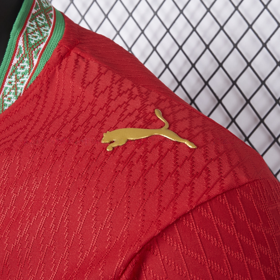 Morocco 2026 Home Jersey - Player Version - Unitedfutballjersey