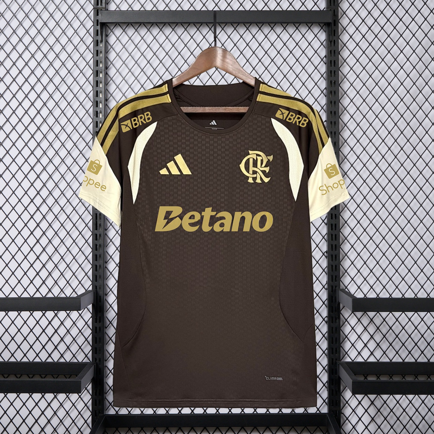Flamengo 25-26 Brown Special Jersey With All Sponsors - Fans Version - Unitedfutballjersey