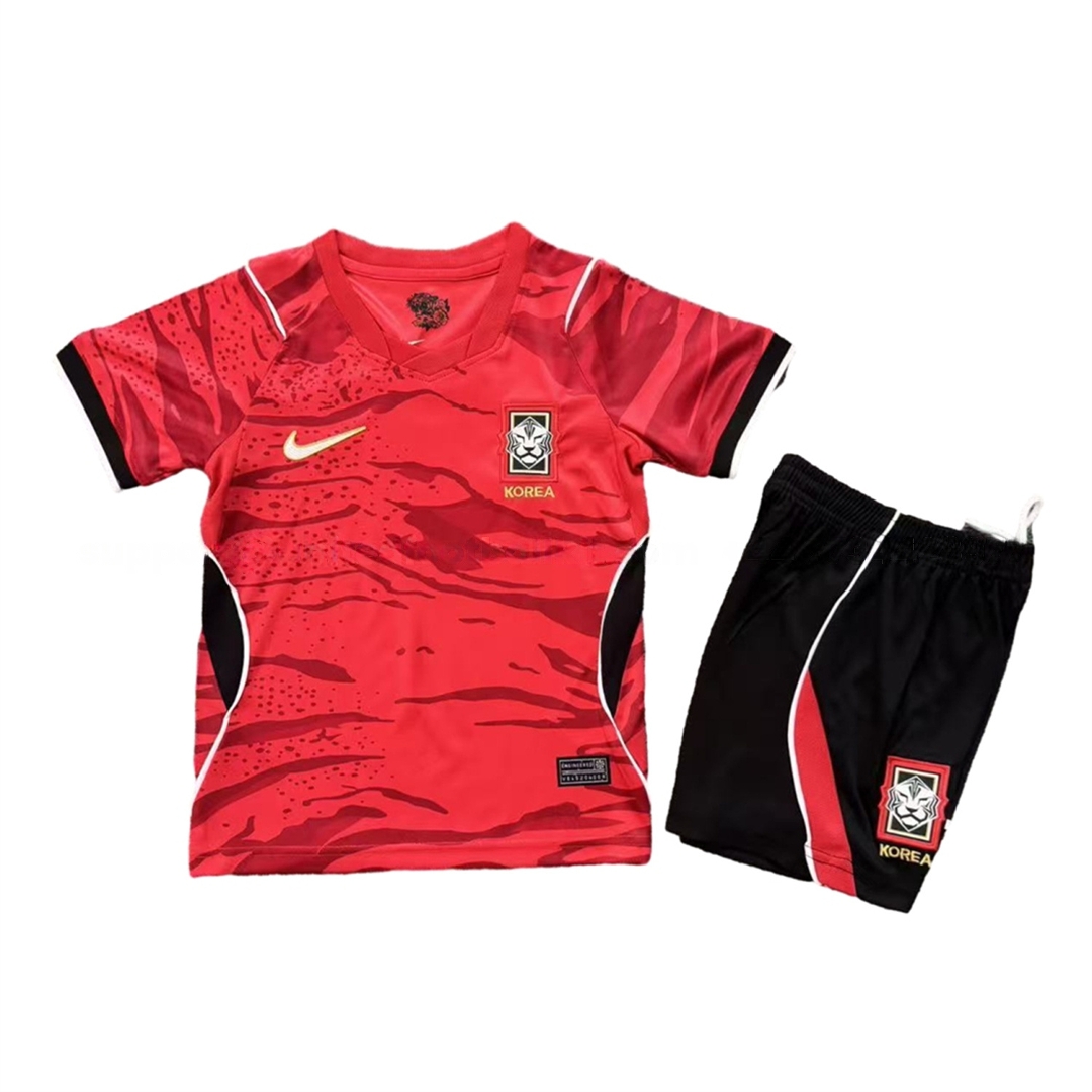 South Korea 2026 Home Kids Kit - Unitedfutballjersey
