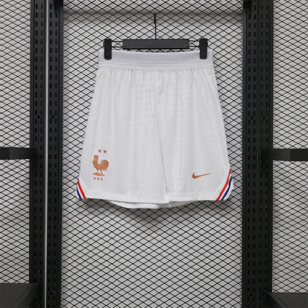 France 2026 Home White Shorts - Player Version - Unitedfutballjersey