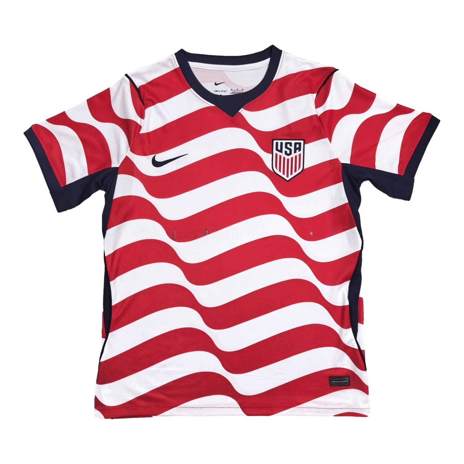 【Stripes on Both Sides】United States USA 2026 Home Jersey - Fans Version - Unitedfutballjersey
