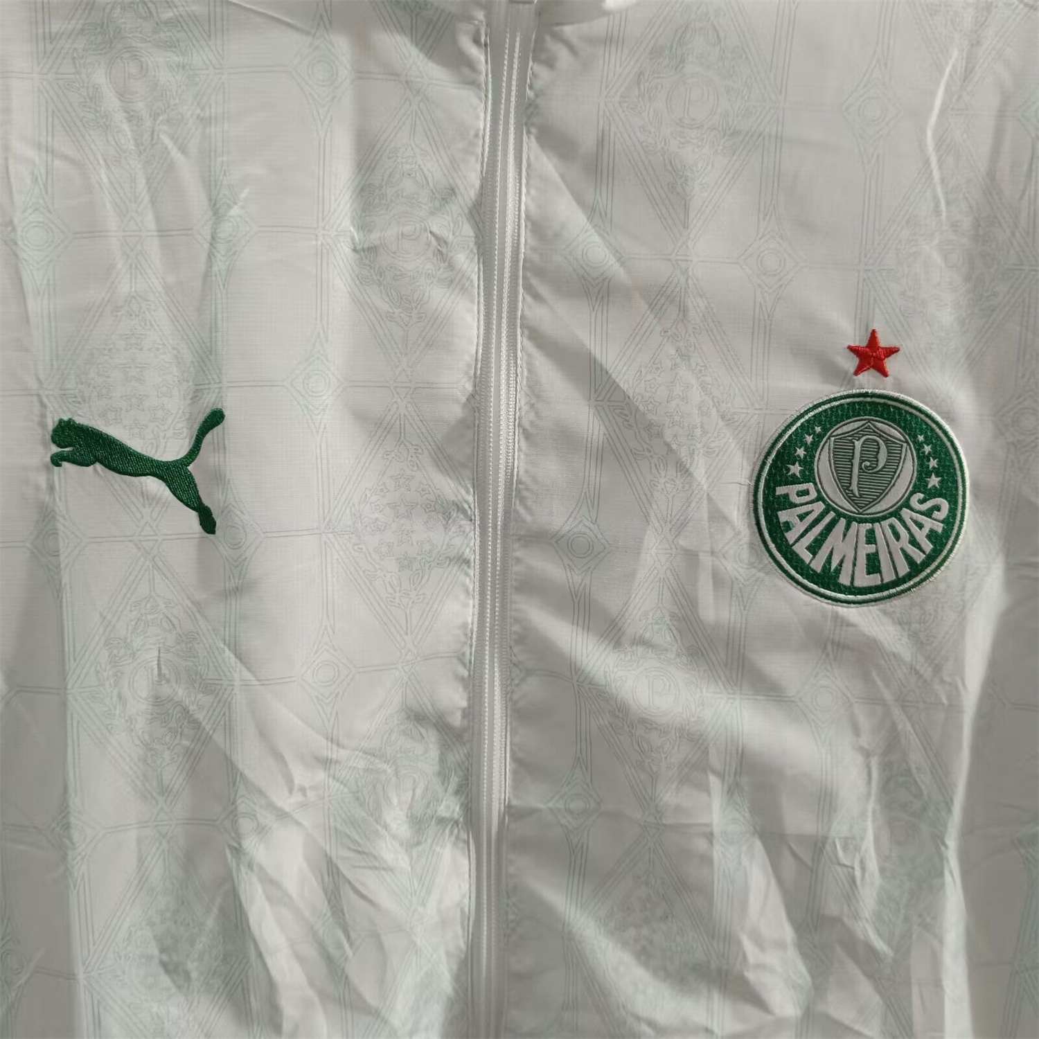Palmeiras 25-26 Training Windbreaker Jacket - White - Unitedfutballjersey