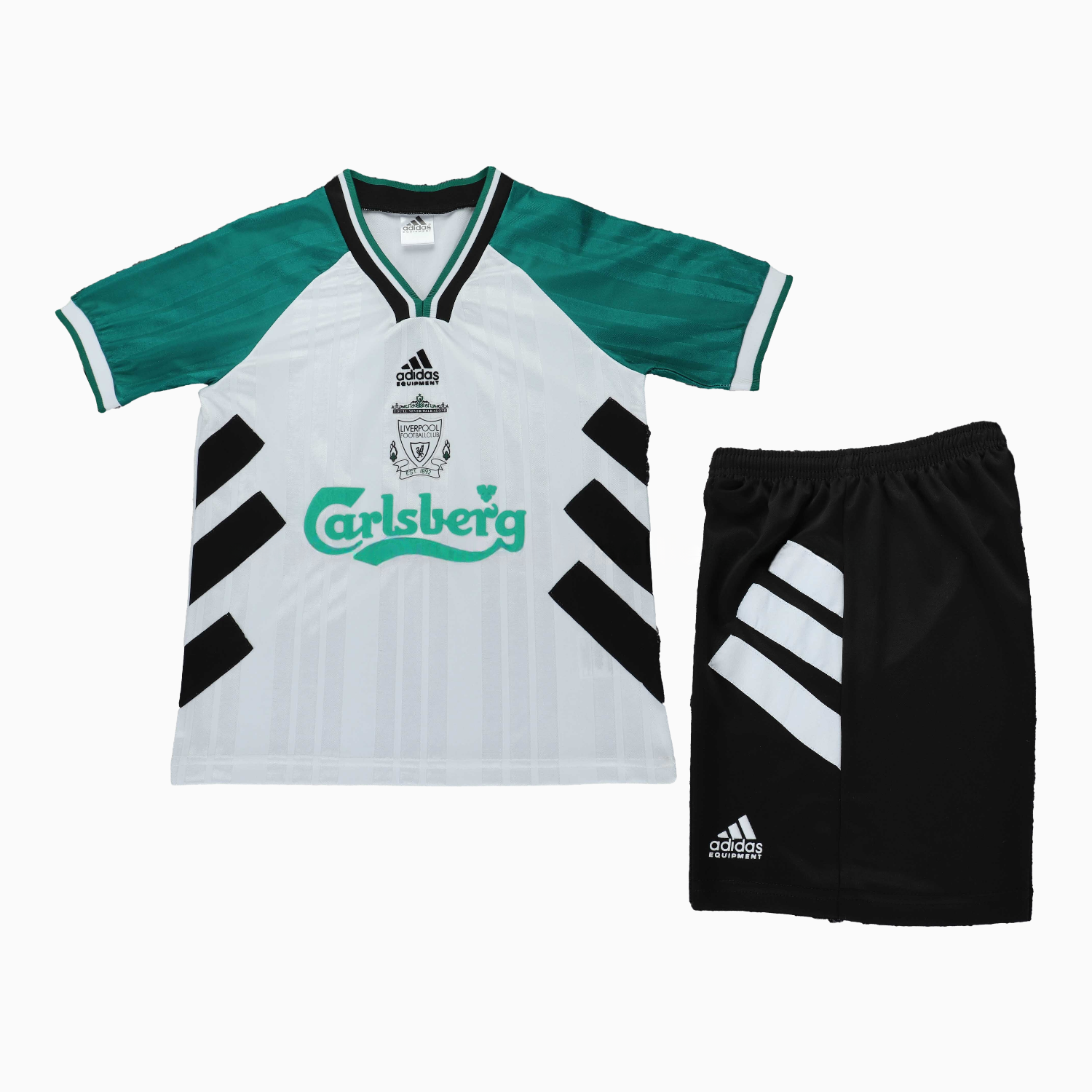 Retro Liver.pool 1993-95 Away Kids Kit - Unitedfutballjersey