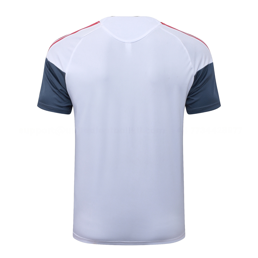 SC Internacional 2026 Short-Sleeve Training Set - White Top and Red Shorts - Unitedfutballjersey