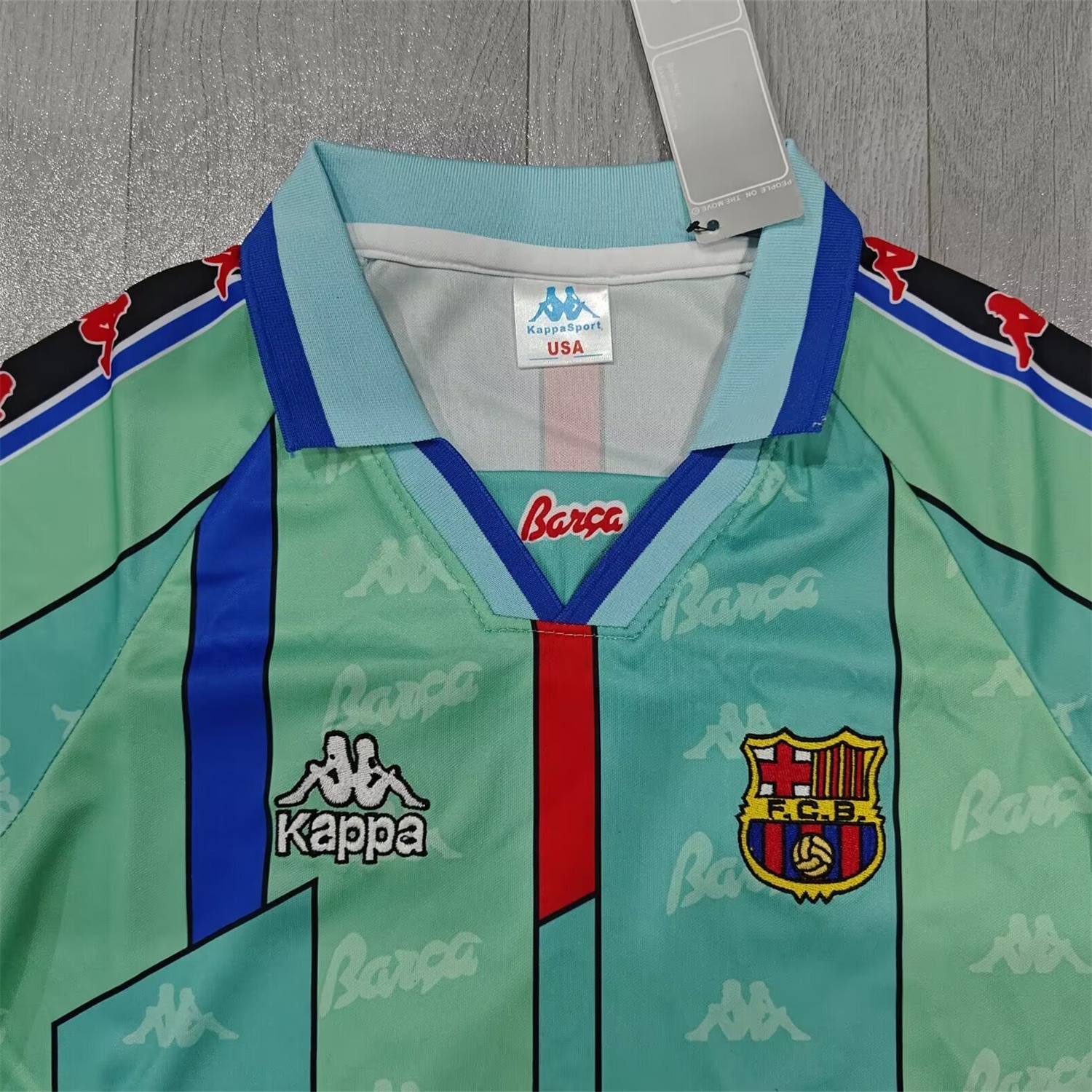 Retro Barcelona 1996-97 Away Kids Kit - Unitedfutballjersey
