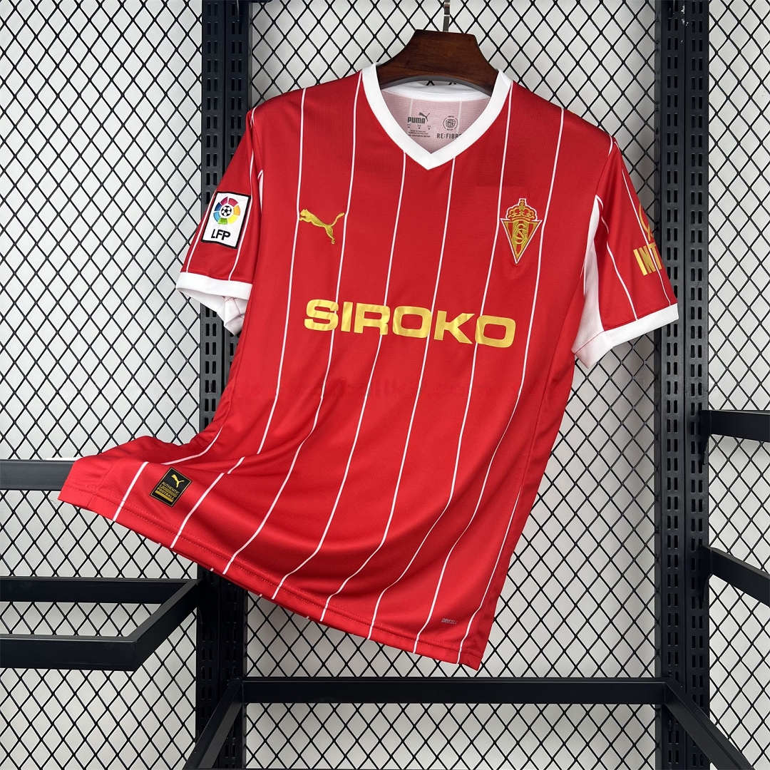 Sporting de Gijón 25-26 Retro Style Jersey - Fans Version - Unitedfutballjersey