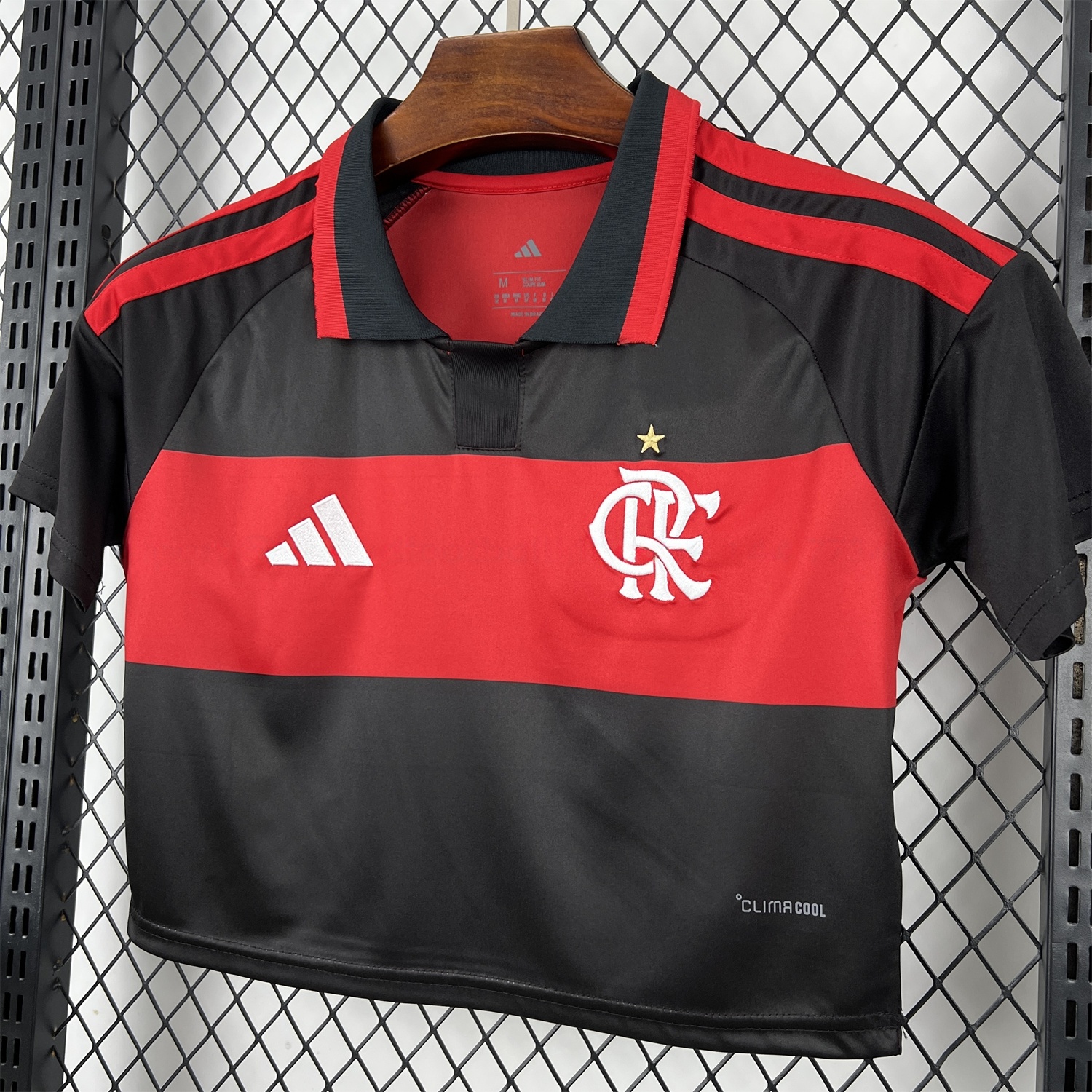 Women's Flamengo 26-27 Home Red And Black Cropped Jersey - Unitedfutballjersey