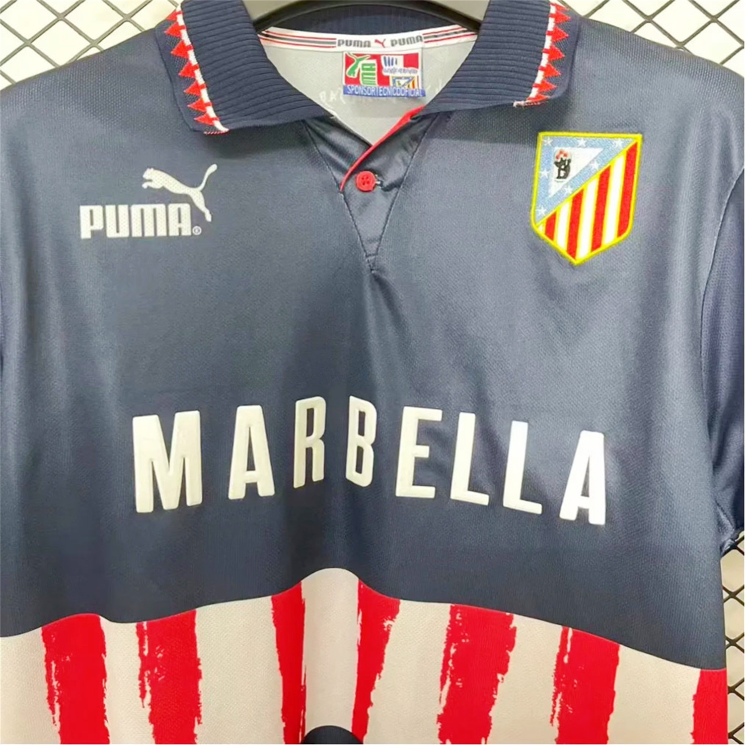 Retro Atletico Madrid 1997-98 Away Jersey - Unitedfutballjersey