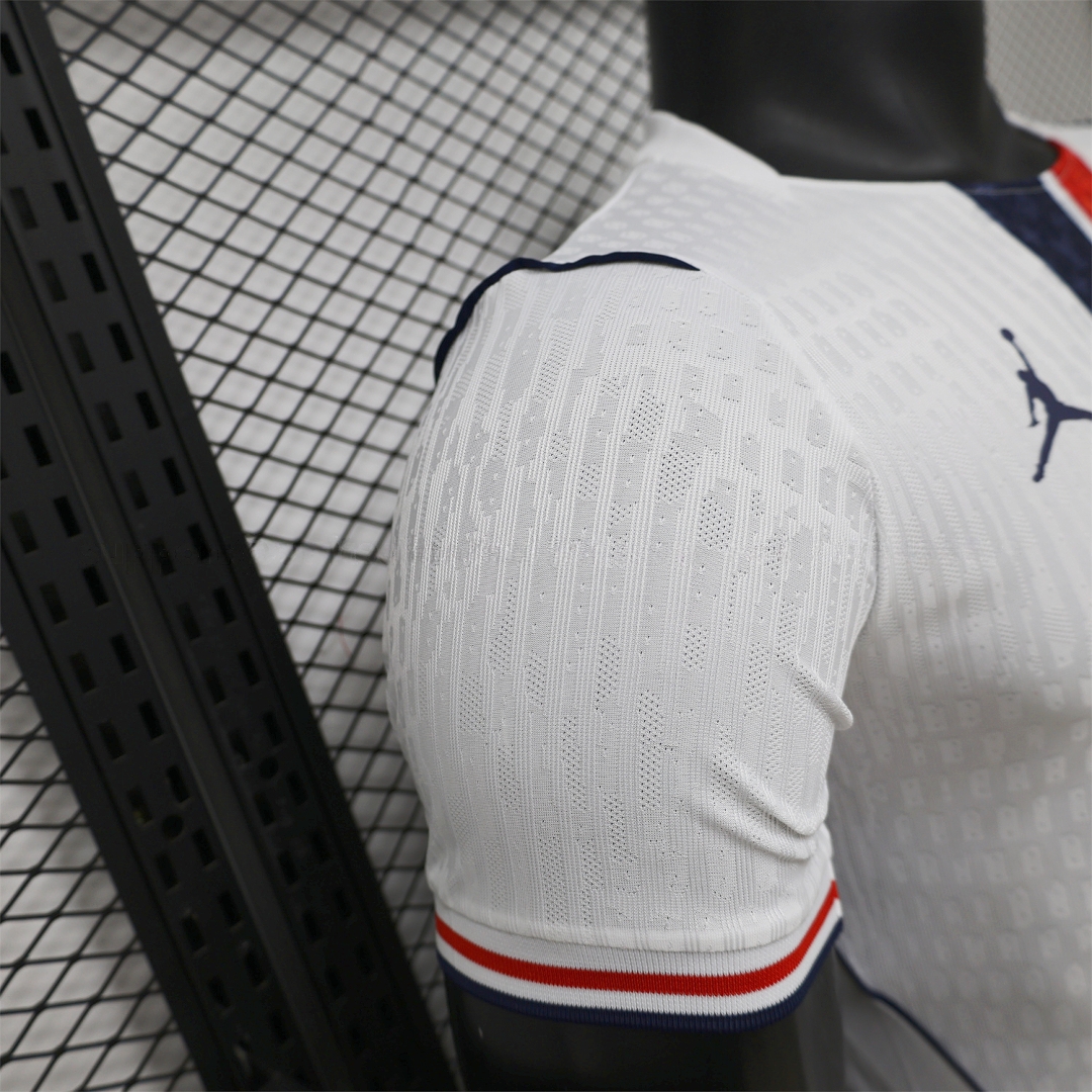 Paris Saint-Germain PSG 25-26 Red Blue Stripes White Special Jersey - Player Version - Unitedfutballjersey