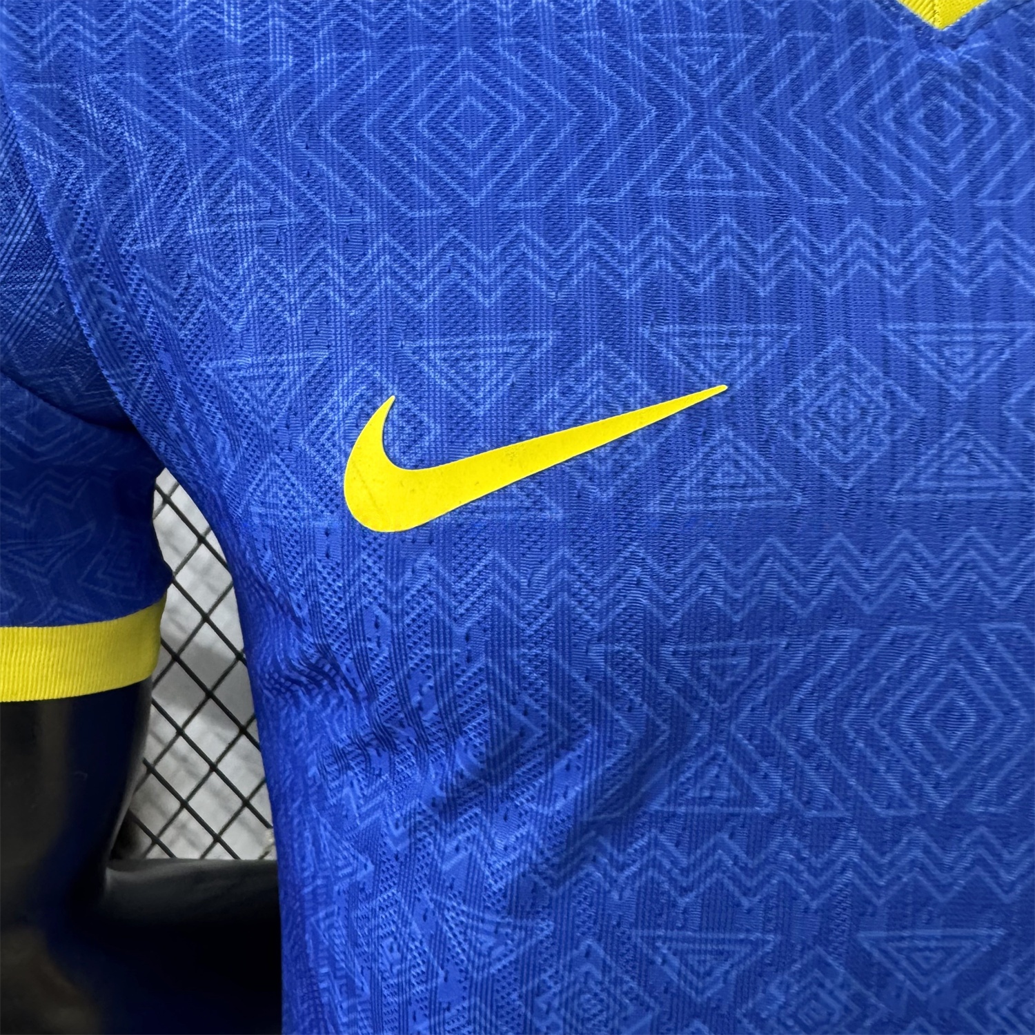 Brazil 2026 Diamond Texture Blue Special Jersey - Player Version - Unitedfutballjersey