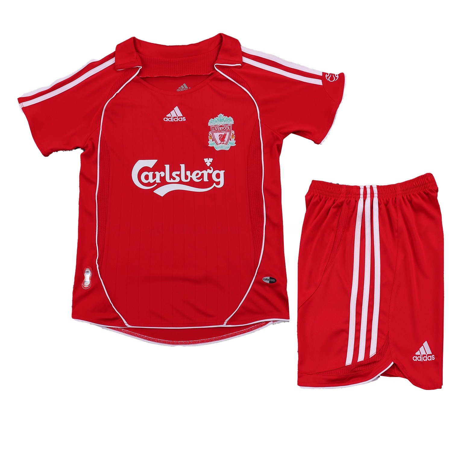 Retro Liver.pool 2006-08 Home Kids Kit - Unitedfutballjersey