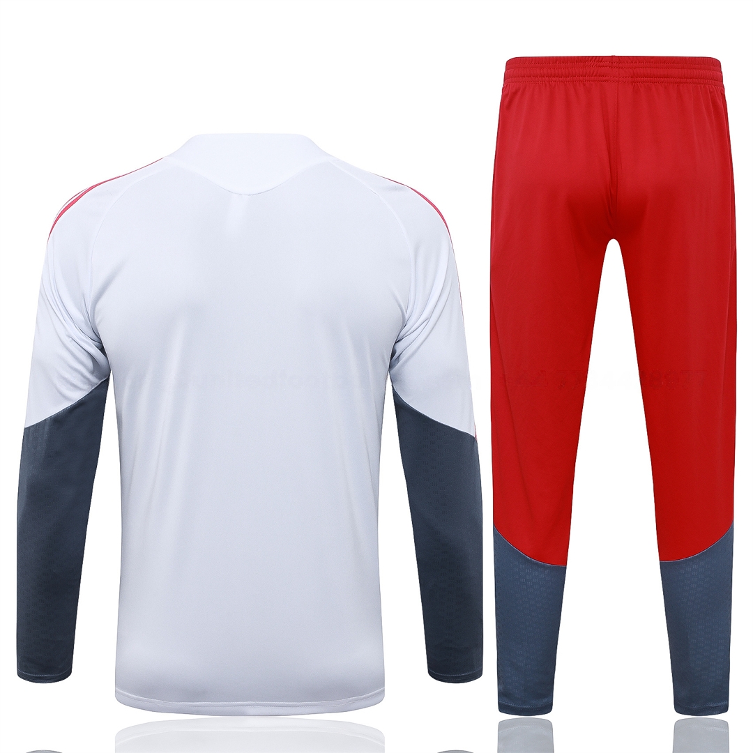 SC Internacional 2026 Long Sleeve Training Set - White Top & Red Pants - Unitedfutballjersey