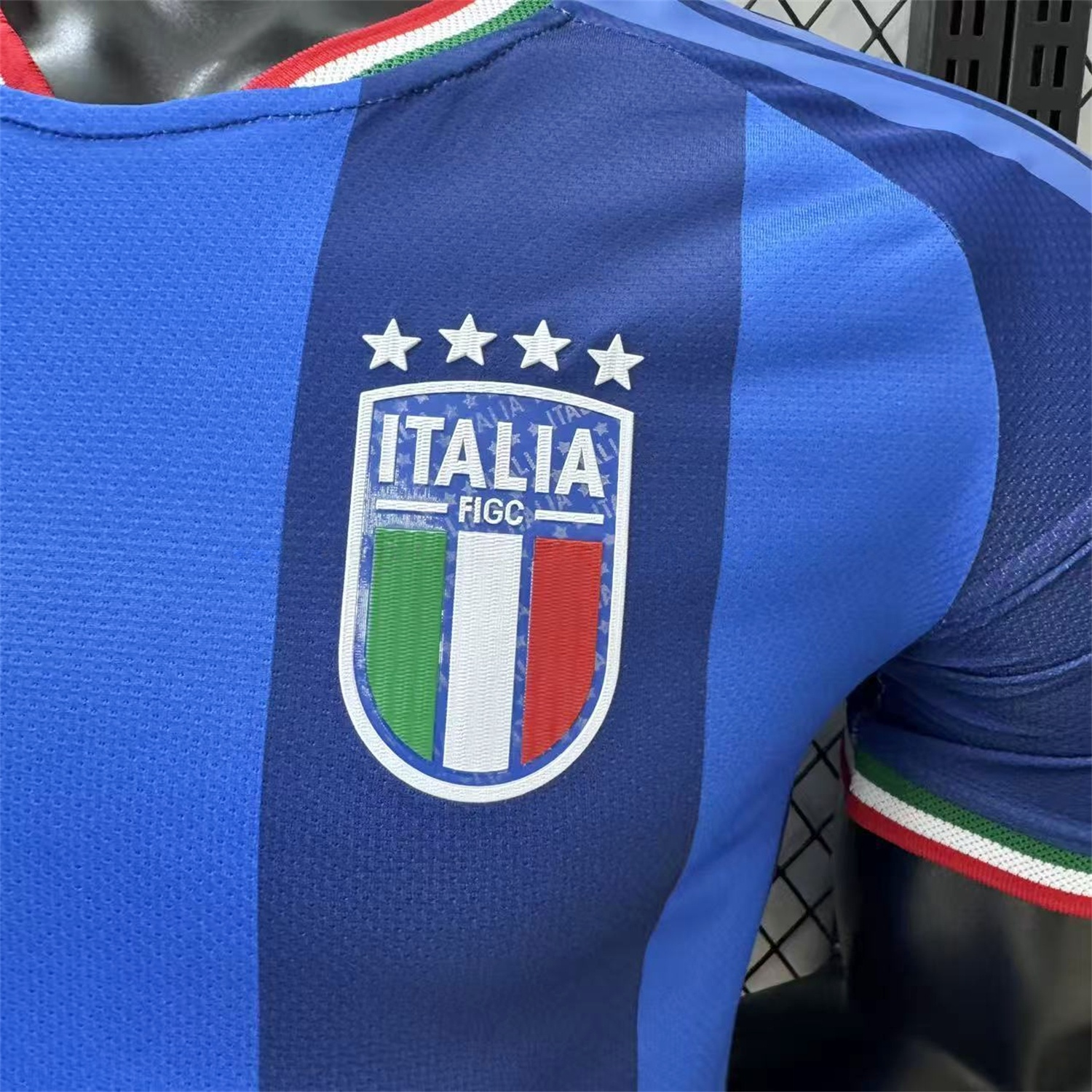 Italy 2026 Blue Vertical Stripes Special Jersey - Player Version - Unitedfutballjersey