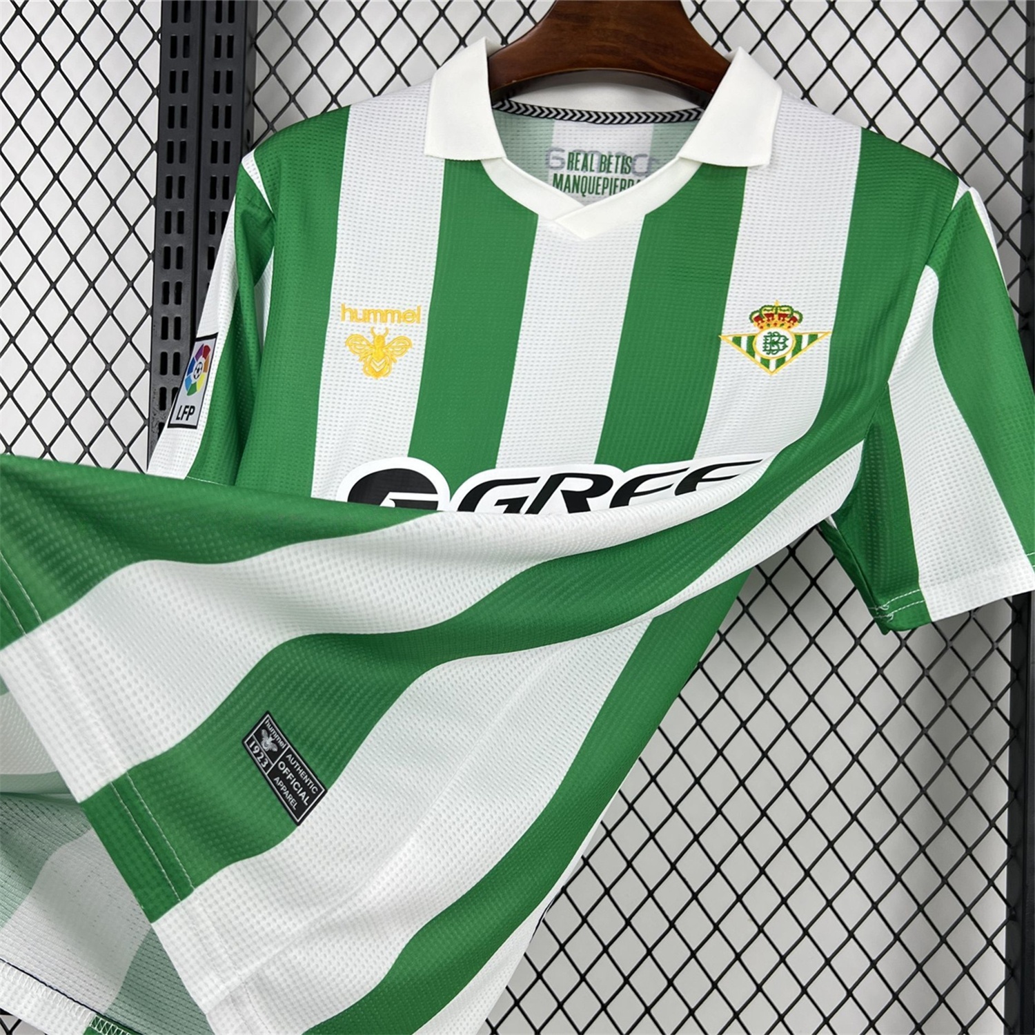 Real Betis 25-26 Retro Style Green Polo Jersey - Fans Version - Unitedfutballjersey