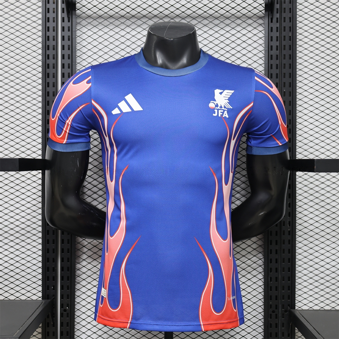 Japan 2026 Red Fire Blue Special Jersey - Player Version - Unitedfutballjersey