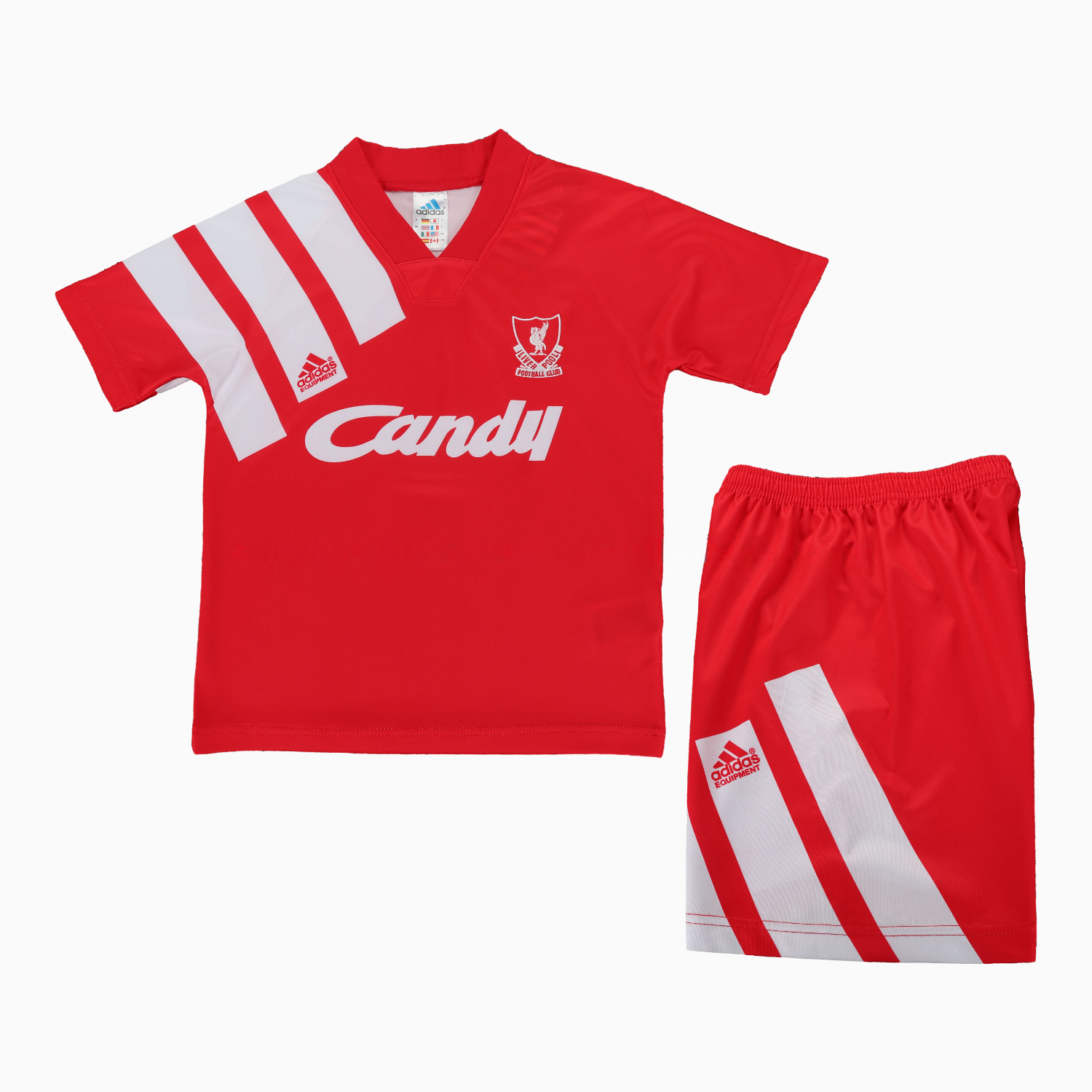Retro Liver.pool 1991-92 Home Kids Kit - Unitedfutballjersey