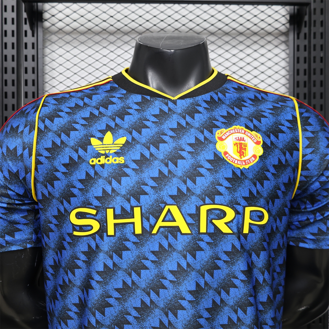 Manchester United 26-27 Retro Style Casual Dark Blue Special Jersey - Player Version - Unitedfutballjersey