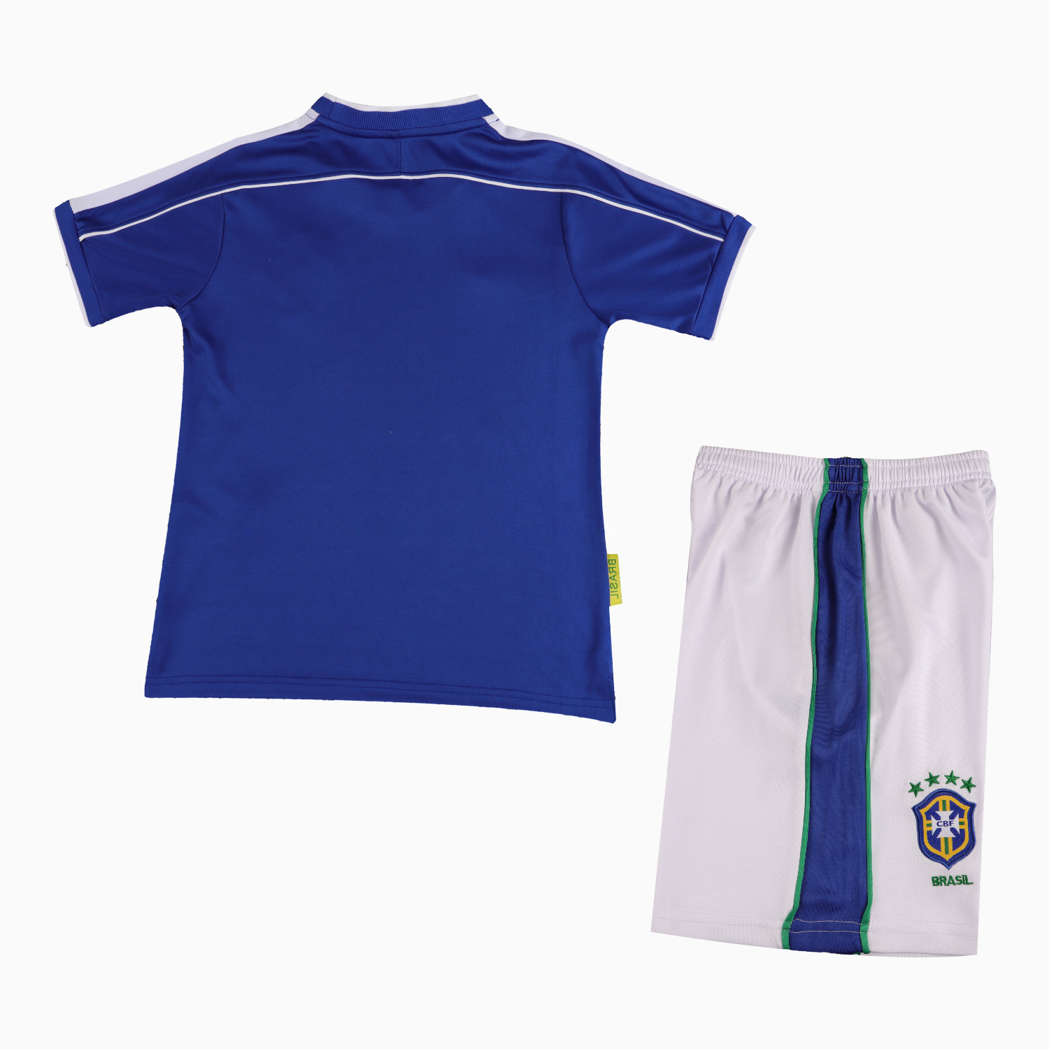 Retro Brazil 1998 Away Kids Kit - Unitedfutballjersey