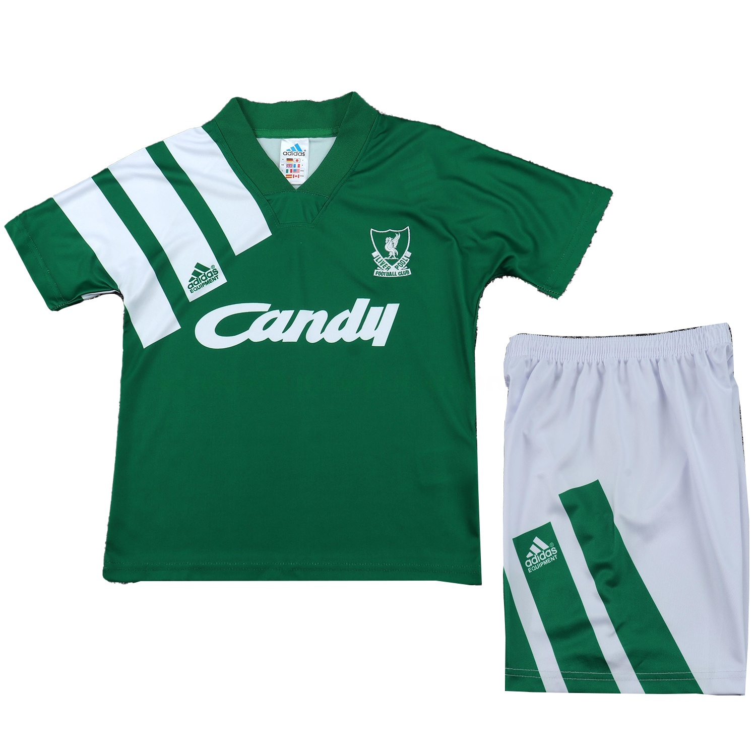 Retro Liver.pool 1991-92 Away Kids Kit - Unitedfutballjersey